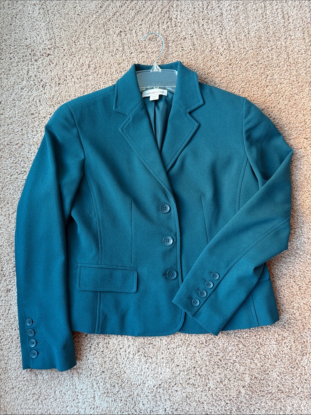 Teal Tailored Women's Blazer
